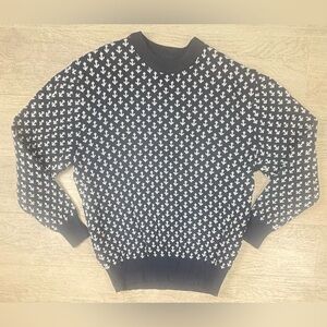 Kiel James Patrick The Original Anchor Sweater Navy/White 100% Cotton XL